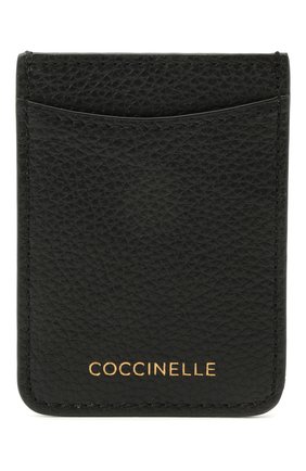 Женский кожаный футляр для кредитных карт COCCINELLE черного цвета по цене 3430 руб., арт. E2 HZ4 42 A0 01 | Фото 1 Женский кожаный футляр для кредитных карт COCCINELLE черного цвета, арт. E2 HZ4 42 A0 01 | Фото 1
