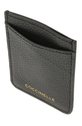 Женский кожаный футляр для кредитных карт COCCINELLE черного цвета по цене 3430 руб., арт. E2 HZ4 42 A0 01 | Фото 2 Женский кожаный футляр для кредитных карт COCCINELLE черного цвета, арт. E2 HZ4 42 A0 01 | Фото 2