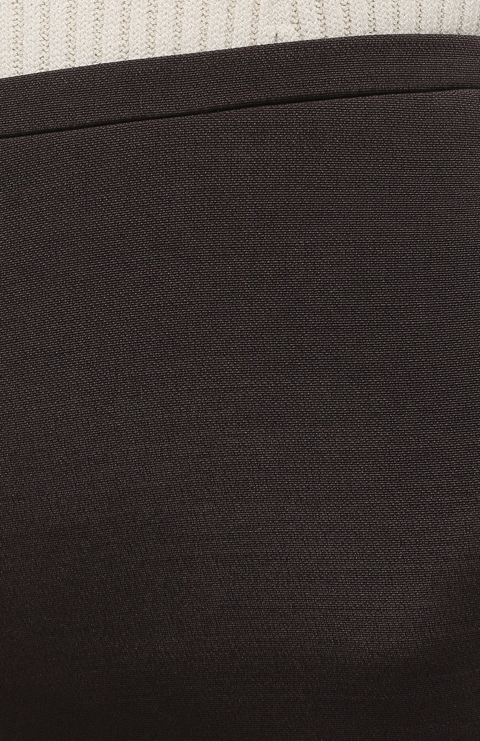 Женские шорты из шерсти и шелка VALENTINO темно-коричневого цвета, арт. VB0RD0856BS | Фото 5 (Женское Кросс-КТ: Шорты-одежда; Материал внешний: Шерсть; Региональные ограничения белый список (Axapta Mercury): RU; Стили: Спорт-шик; Длина Ж (юбки, платья, шорты): До колена)