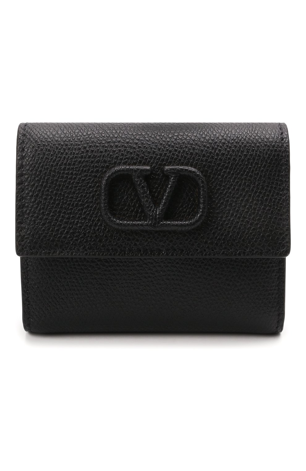 Женские кожаный кошелек valentino garavani VALENTINO черного цвета, арт. VW0P0T39/RQR | Фото 1