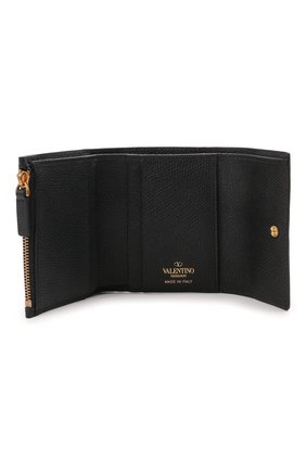 Женские кожаный кошелек valentino garavani VALENTINO черного цвета по цене 37450 руб., арт. VW0P0T39/RQR | Фото 3 Женские кожаный кошелек valentino garavani VALENTINO черного цвета, арт. VW0P0T39/RQR | Фото 3
