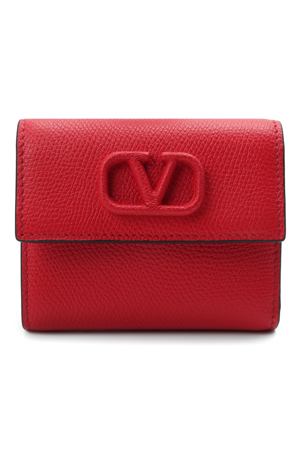 Женские кожаный кошелек valentino garavani VALENTINO красного цвета, арт. VW0P0T39/RQR | Фото 1