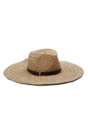 Женская шляпа INVERNI коричневого цвета, арт. 5226 CP | Фото 1 (Материал: Растительное волокно)