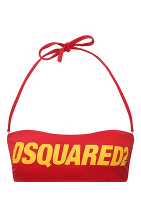 Женский бра-бандо DSQUARED2 красного цвета по цене 20650 руб., арт. D6BY72830 | Фото 1 Женский бра-бандо DSQUARED2 красного цвета, арт. D6BY72830 | Фото 1