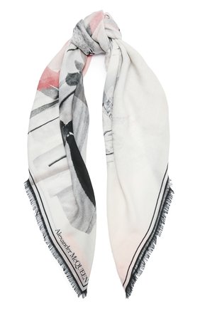 Женская шерстяная шаль ALEXANDER MCQUEEN разноцветного цвета по цене 33950 руб., арт. 650046/3200Q | Фото 1 Женская шерстяная шаль ALEXANDER MCQUEEN разноцветного цвета, арт. 650046/3200Q | Фото 1