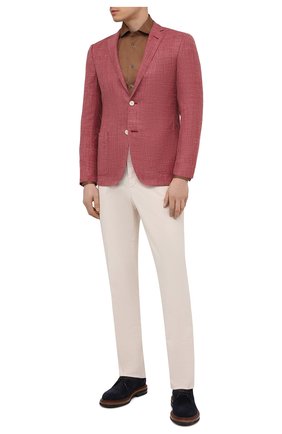 Мужская хлопковая рубашка CORNELIANI коричневого цвета по цене 25800 руб., арт. 87P112-1111214/00 | Фото 2 Мужская хлопковая рубашка CORNELIANI коричневого цвета, арт. 87P112-1111214/00 | Фото 2 (Материал внешний: Хлопок; Рукава: Длинные; Длина (для топов): Стандартные; Случай: Формальный; Рубашки М: Regular Fit; Воротник: Акула; Манжеты: На пуговицах; Принт: Однотонные)