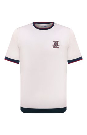 Мужская хлопковая футболка ZILLI SPORT белого цвета по цене 58200 руб., арт. MEV-NT510-ZILL1/MC01 | Фото 1 Мужская хлопковая футболка ZILLI SPORT белого цвета, арт. MEV-NT510-ZILL1/MC01 | Фото 1 (Длина (для топов): Стандартные; Материал внешний: Хлопок; Принт: Без принта; Стили: Кэжуэл; Рукава: Короткие; Региональные ограничения белый список (Axapta Mercury): RU)