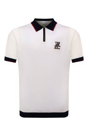 Мужское хлопковое поло ZILLI SPORT белого цвета по цене 59950 руб., арт. MEV-NT512-ZILL1/MC01 | Фото 1 Мужское хлопковое поло ZILLI SPORT белого цвета, арт. MEV-NT512-ZILL1/MC01 | Фото 1 (Материал внешний: Хлопок; Длина (для топов): Стандартные; Рукава: Короткие; Застежка: Молния; Кросс-КТ: Трикотаж; Стили: Кэжуэл)