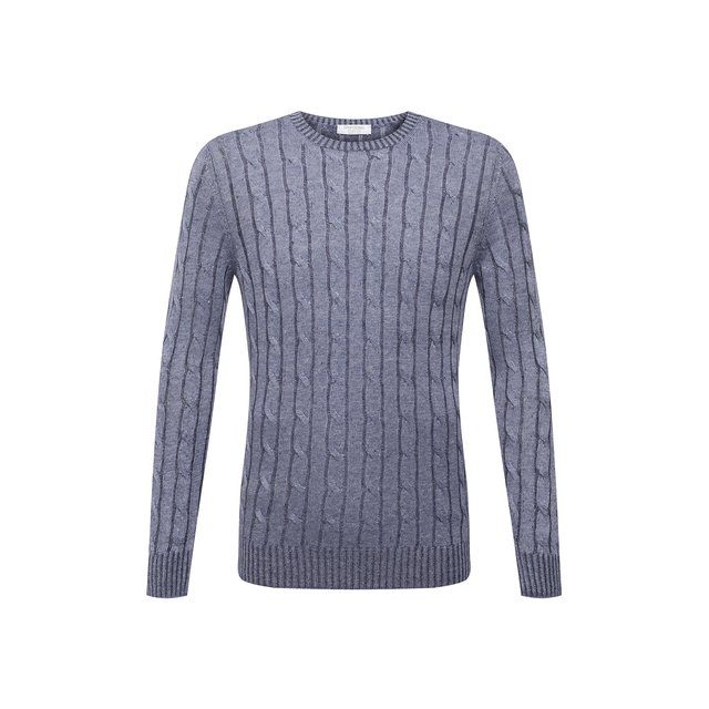 Льняной свитер Gran Sasso 23180/24809, цвет синий, размер 58
