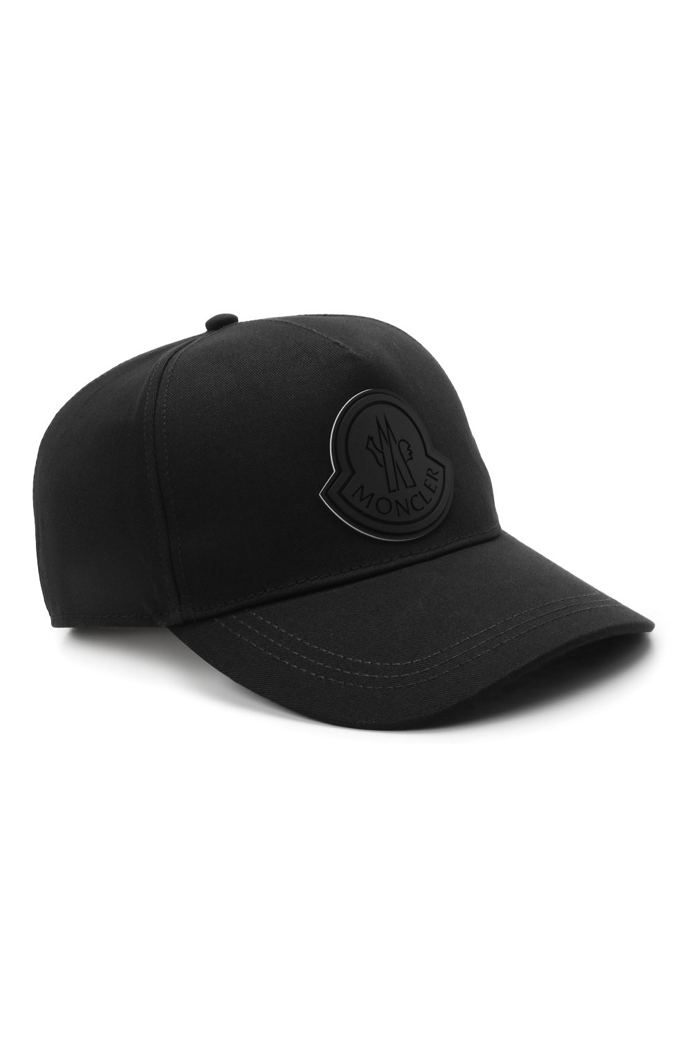 Мужской хлопковая бейсболка MONCLER черного цвета, арт. G1-091-3B763-00-04863 | Фото 1