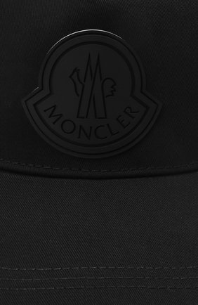 Мужской хлопковая бейсболка MONCLER черного цвета по цене 13500 руб., арт. G1-091-3B763-00-04863 | Фото 3 Мужской хлопковая бейсболка MONCLER черного цвета, арт. G1-091-3B763-00-04863 | Фото 3