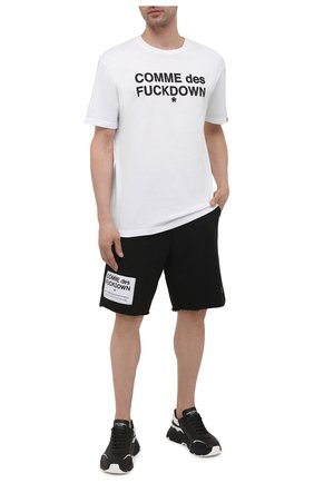 Мужская хлопковая футболка COMME DES FUCKDOWN белого цвета по цене 4925 руб., арт. CDFU1101 | Фото 2 Мужская хлопковая футболка COMME DES FUCKDOWN белого цвета, арт. CDFU1101 | Фото 2