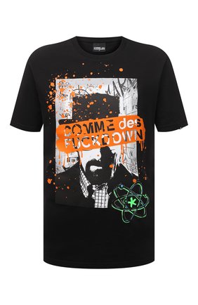 Мужская хлопковая футболка COMME DES FUCKDOWN черного цвета по цене 5960 руб., арт. CDFU1141 | Фото 1 Мужская хлопковая футболка COMME DES FUCKDOWN черного цвета, арт. CDFU1141 | Фото 1