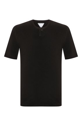 Мужская хлопковая футболка BOTTEGA VENETA темно-коричневого цвета по цене 33050 руб., арт. 656849/V0UE0 | Фото 1 Мужская хлопковая футболка BOTTEGA VENETA темно-коричневого цвета, арт. 656849/V0UE0 | Фото 1 (Рукава: Короткие; Стили: Минимализм; Материал внешний: Хлопок; Принт: Без принта; Длина (для топов): Стандартные)