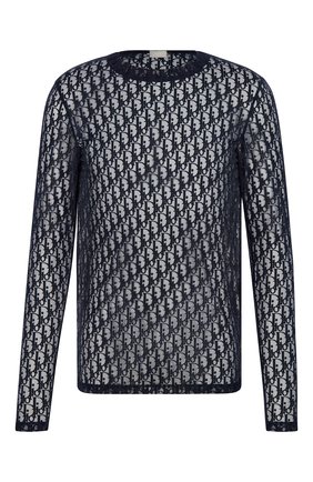 Мужская лонгслив DIOR темно-синего цвета по цене 75000 руб., арт. 183J655A0537C585 | Фото 1 Мужская лонгслив DIOR темно-синего цвета, арт. 183J655A0537C585 | Фото 1