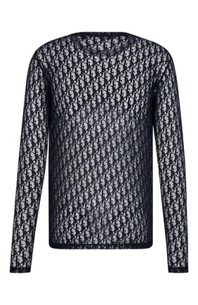 Мужская лонгслив DIOR темно-синего цвета по цене 75000 руб., арт. 183J655A0537C585 | Фото 2 Мужская лонгслив DIOR темно-синего цвета, арт. 183J655A0537C585 | Фото 2