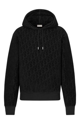 Мужской хлопковое худи DIOR черного цвета по цене 145000 руб., арт. 113J631A0684C989 | Фото 1 Мужской хлопковое худи DIOR черного цвета, арт. 113J631A0684C989 | Фото 1