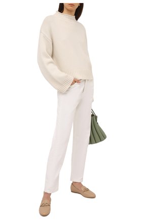 Женские кожаные лоферы SALVATORE FERRAGAMO бежевого цвета по цене 55000 руб., арт. Z-07411421C | Фото 2 Женские кожаные лоферы SALVATORE FERRAGAMO бежевого цвета, арт. Z-07411421C | Фото 2