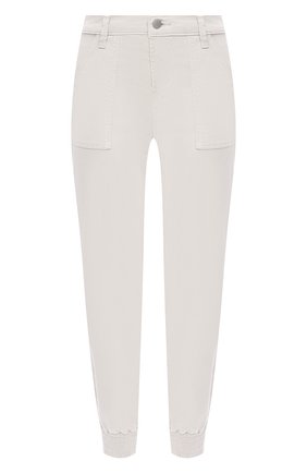 Женские хлопковые джоггеры J BRAND белого цвета по цене 25200 руб., арт. JB002784 | Фото 1 Женские хлопковые джоггеры J BRAND белого цвета, арт. JB002784 | Фото 1