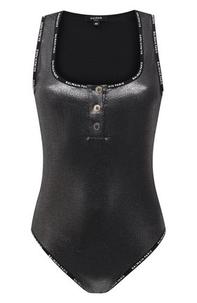 Женское боди BALMAIN черного цвета по цене 34250 руб., арт. BPF0G5150 | Фото 1 Женское боди BALMAIN черного цвета, арт. BPF0G5150 | Фото 1