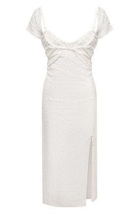 Женское платье из льна и вискозы JACQUEMUS белого цвета по цене 97450 руб., арт. 211DR15/113114 | Фото 1 Женское платье из льна и вискозы JACQUEMUS белого цвета, арт. 211DR15/113114 | Фото 1