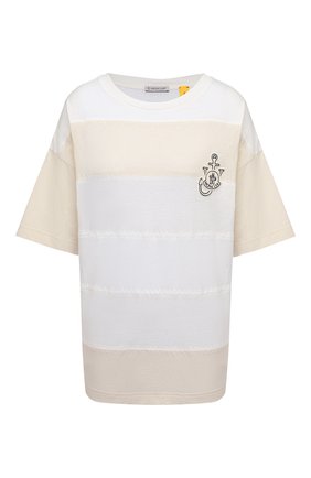 Женская футболка 1 moncler jw anderson MONCLER GENIUS белого цвета по цене 26800 руб., арт. G1-09E-8C000-09-M1163 | Фото 1 Женская футболка 1 moncler jw anderson MONCLER GENIUS белого цвета, арт. G1-09E-8C000-09-M1163 | Фото 1