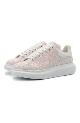 Женские комбинированные кеды ALEXANDER MCQUEEN розового цвета по цене 42250 руб., арт. 558944/W4Q11 | Фото 1 Женские комбинированные кеды ALEXANDER MCQUEEN розового цвета, арт. 558944/W4Q11 | Фото 1