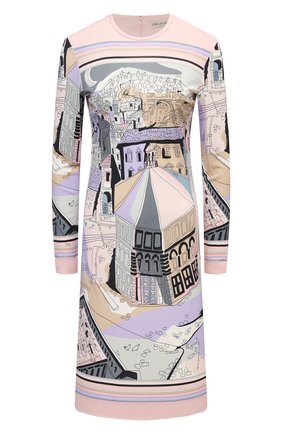 Женское платье из вискозы и шелка EMILIO PUCCI фиолетового цвета по цене 104000 руб., арт. 1EJG80/1E727 | Фото 1 Женское платье из вискозы и шелка EMILIO PUCCI фиолетового цвета, арт. 1EJG80/1E727 | Фото 1