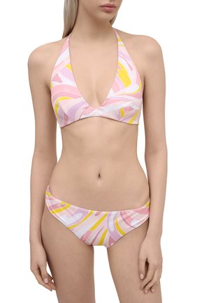 Женский треугольный бра EMILIO PUCCI розового цвета по цене 19950 руб., арт. 1EMX01/1E797 | Фото 2 Женский треугольный бра EMILIO PUCCI розового цвета, арт. 1EMX01/1E797 | Фото 2