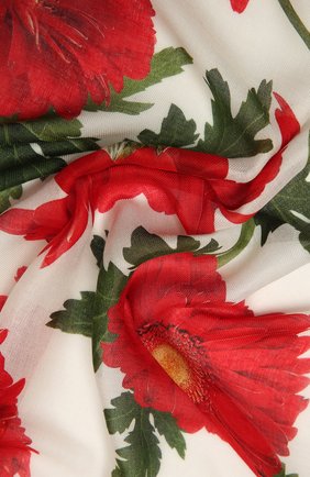 Женский шарф DOLCE & GABBANA разноцветного цвета по цене 36550 руб., арт. FS184A/G3SD5 | Фото 2 Женский шарф DOLCE & GABBANA разноцветного цвета, арт. FS184A/G3SD5 | Фото 2