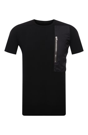 Мужская хлопковая футболка RICK OWENS черного цвета по цене 33100 руб., арт. RU21S6260/JAND | Фото 1 Мужская хлопковая футболка RICK OWENS черного цвета, арт. RU21S6260/JAND | Фото 1