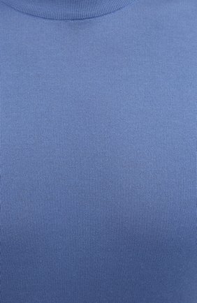 Мужской хлопковый джемпер SVEVO голубого цвета, арт. 4650/3SE21/MP46 | Фото 5 (Мужское Кросс-КТ: Джемперы; Принт: Без принта; Рукава: Короткие; Длина (для топов): Стандартные; Материал внешний: Хлопок; Вырез: Круглый; Стили: Кэжуэл)