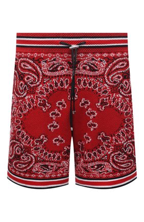 Мужские шорты из хлопка и кашемира AMIRI красного цвета по цене 79950 руб., арт. MKB001-610 | Фото 1 Мужские шорты из хлопка и кашемира AMIRI красного цвета, арт. MKB001-610 | Фото 1