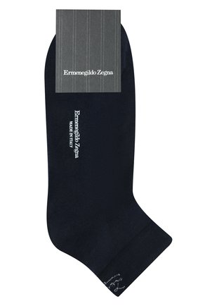 Мужские хлопковые носки ERMENEGILDO ZEGNA синего цвета по цене 2295 руб., арт. N5V024060 | Фото 1 Мужские хлопковые носки ERMENEGILDO ZEGNA синего цвета, арт. N5V024060 | Фото 1