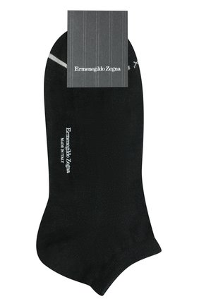Мужские носки изо льна и хлопка ERMENEGILDO ZEGNA черного цвета по цене 2425 руб., арт. N5V024030 | Фото 1 Мужские носки изо льна и хлопка ERMENEGILDO ZEGNA черного цвета, арт. N5V024030 | Фото 1