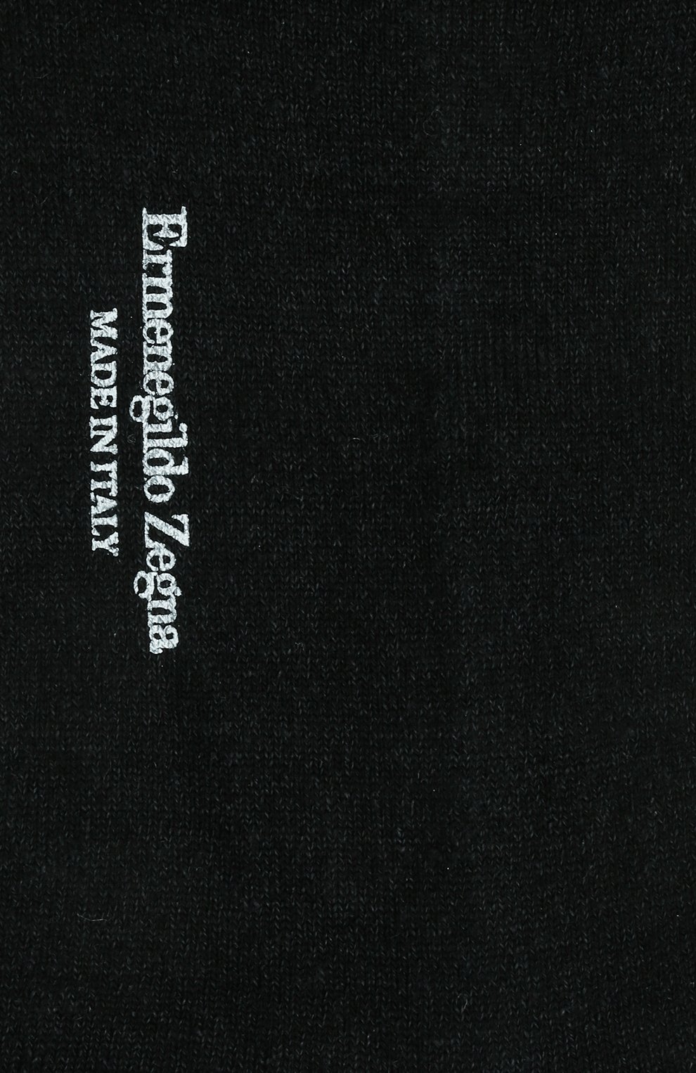 Мужские носки изо льна и хлопка ERMENEGILDO ZEGNA черного цвета, арт. N5V024030 | Фото 2 (Кросс-КТ: бельё; Материал внешний: Лен)