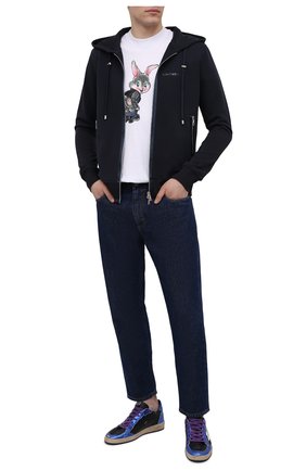 Мужские кожаные кеды ball star GOLDEN GOOSE DELUXE BRAND разноцветного цвета по цене 39350 руб., арт. GMF00117.F000385 | Фото 2 Мужские кожаные кеды ball star GOLDEN GOOSE DELUXE BRAND разноцветного цвета, арт. GMF00117.F000385 | Фото 2