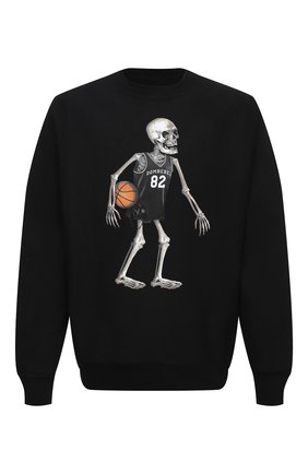 Мужской хлопковый свитшот DOMREBEL черного цвета по цене 22300 руб., арт. SKELEBALL/SWEATSHIRT | Фото 1 Мужской хлопковый свитшот DOMREBEL черного цвета, арт. SKELEBALL/SWEATSHIRT | Фото 1