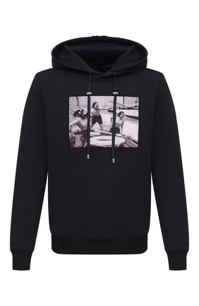 Мужской хлопковое худи LIMITATO темно-синего цвета по цене 24600 руб., арт. SAIL AWAY/H00DED SWEATSHIRT | Фото 1 Мужской хлопковое худи LIMITATO темно-синего цвета, арт. SAIL AWAY/H00DED SWEATSHIRT | Фото 1