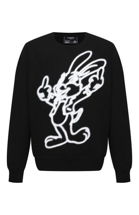 Мужской хлопковый свитшот DOMREBEL черного цвета по цене 22300 руб., арт. GRANDE/SWEATSHIRT | Фото 1 Мужской хлопковый свитшот DOMREBEL черного цвета, арт. GRANDE/SWEATSHIRT | Фото 1