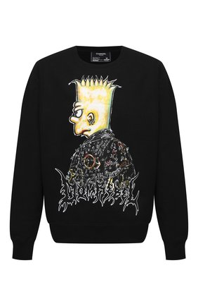Мужской хлопковый свитшот DOMREBEL черного цвета по цене 22300 руб., арт. DUDE/SWEATSHIRT | Фото 1 Мужской хлопковый свитшот DOMREBEL черного цвета, арт. DUDE/SWEATSHIRT | Фото 1