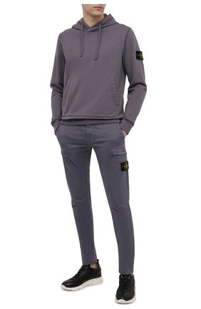 Мужской хлопковое худи STONE ISLAND темно-серого цвета по цене 17350 руб., арт. 741564151 | Фото 2 Мужской хлопковое худи STONE ISLAND темно-серого цвета, арт. 741564151 | Фото 2