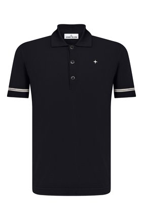 Мужское хлопковое поло STONE ISLAND темно-синего цвета по цене 21900 руб., арт. 7415526B2 | Фото 1 Мужское хлопковое поло STONE ISLAND темно-синего цвета, арт. 7415526B2 | Фото 1 (Длина (для топов): Стандартные; Материал внешний: Хлопок; Рукава: Короткие; Застежка: Пуговицы; Стили: Кэжуэл)
