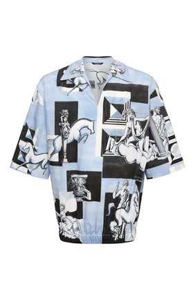 Мужская хлопковая рубашка DOLCE & GABBANA голубого цвета по цене 73400 руб., арт. G5IR4T/HP543 | Фото 1 Мужская хлопковая рубашка DOLCE & GABBANA голубого цвета, арт. G5IR4T/HP543 | Фото 1