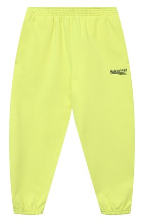 Детские хлопковые джоггеры BALENCIAGA желтого цвета по цене 19400 руб., арт. 621788/TIVB4 | Фото 1 Детские хлопковые джоггеры BALENCIAGA желтого цвета, арт. 621788/TIVB4 | Фото 1