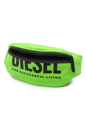 Детская поясная сумка DIESEL зеленого цвета по цене 10300 руб., арт. BX0025-P3329 | Фото 3 Детская поясная сумка DIESEL зеленого цвета, арт. BX0025-P3329 | Фото 3 (Региональные ограничения белый список (Axapta Mercury): RU; Материал: Текстиль)