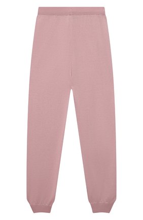 Детские кашемировые джоггеры GIORGETTI CASHMERE розового цвета по цене 15750 руб., арт. MB1490/8A-14A | Фото 2 Детские кашемировые джоггеры GIORGETTI CASHMERE розового цвета, арт. MB1490/8A-14A | Фото 2