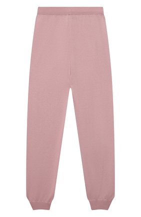 Детские кашемировые джоггеры GIORGETTI CASHMERE розового цвета по цене 15500 руб., арт. MB1490/2A-6A | Фото 2 Детские кашемировые джоггеры GIORGETTI CASHMERE розового цвета, арт. MB1490/2A-6A | Фото 2 (Материал внешний: Шерсть, Кашемир; Девочки Кросс-КТ: Брюки-одежда, Джоггеры-одежда; Региональные ограничения белый список (Axapta Mercury): RU; Ростовка одежда: 2 года | 92 см, 4 года | 104 см, 6 лет | 116 см)