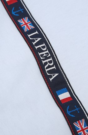 Детский комплект из трех предметов LA PERLA голубого цвета по цене 26950 руб., арт. 48329 | Фото 9 Детский комплект из трех предметов LA PERLA голубого цвета, арт. 48329 | Фото 9