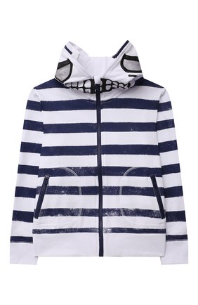 Детский хлопковая толстовка STELLA MCCARTNEY белого цвета по цене 8640 руб., арт. 602250/SQJ84 | Фото 1 Детский хлопковая толстовка STELLA MCCARTNEY белого цвета, арт. 602250/SQJ84 | Фото 1